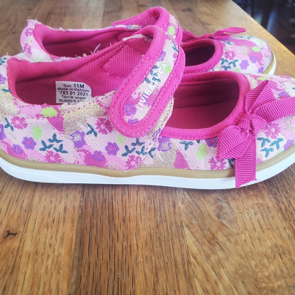 Livie & Luca Floral Mary Jane Shoes
